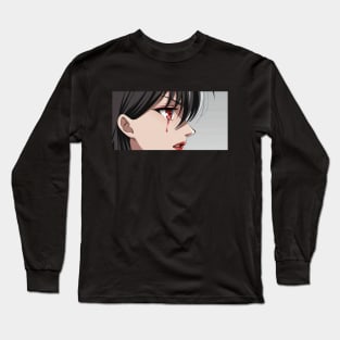 Anime Eyes - Red Tearfull Eyes Long Sleeve T-Shirt